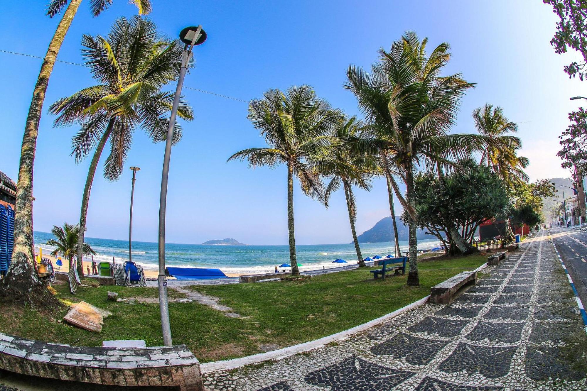 5E-Pe Na Areia Da Praia Do Tombo, 2 Quartos, Ar Cond, 2 Banheiros,2 Vagas+Roupas De Cama Guarujá Eksteriør bilde